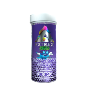 extrax gummies purple berry splash (7000mg)