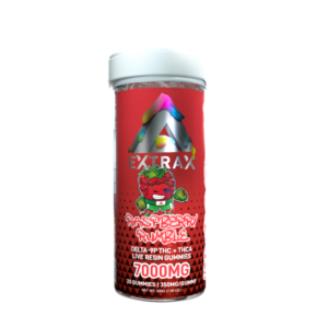 extrax gummies raspberry rumble (7000mg)