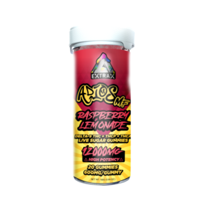 extrax gummies raspberry lemonade (12000mg)