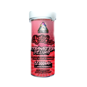extrax gummies strawberry delight (12000mg)