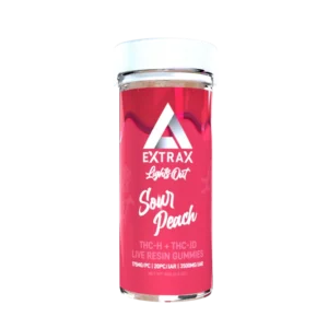 extrax gummies sour peach (3500mg)
